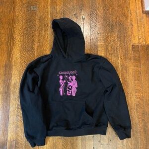 Lociology Black Hoodie w/ Pink Graphic